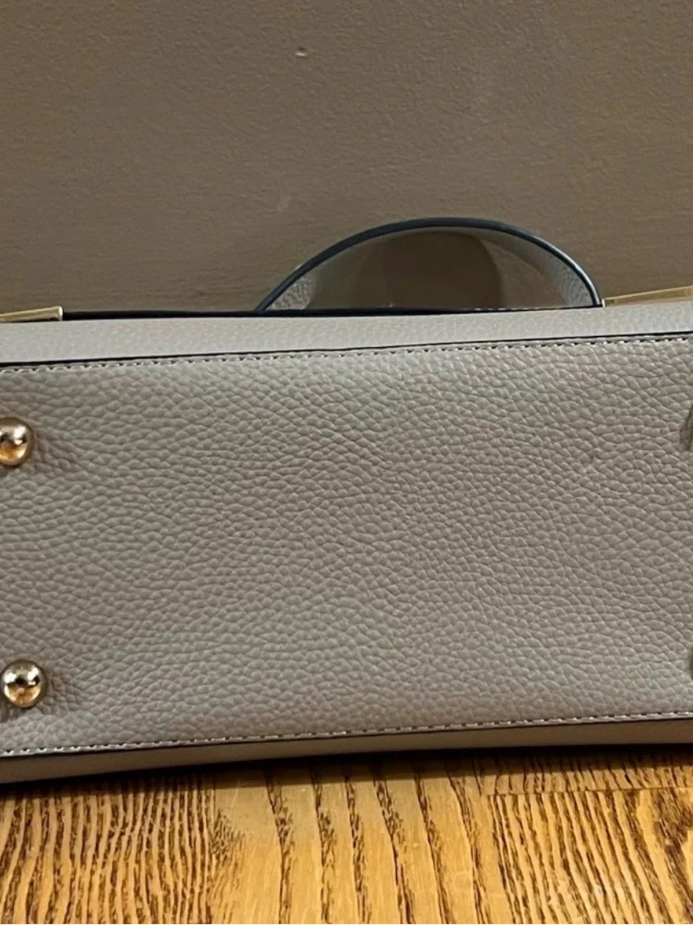 Dune London Gray Snake-Print Flap Top-Handle Satchel
